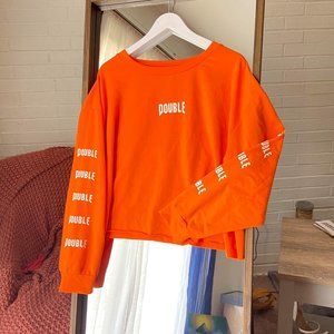 ORANGE CROP TOP